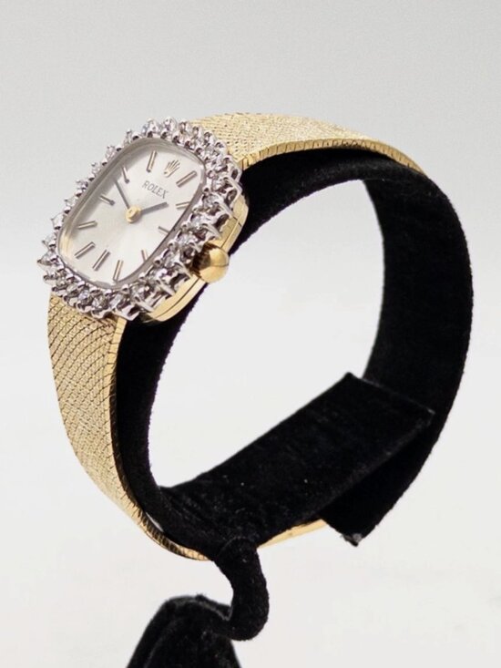 Rolex Ladies 14k Yellow Diamond 1.5CT Vintage Watch New main image 5
